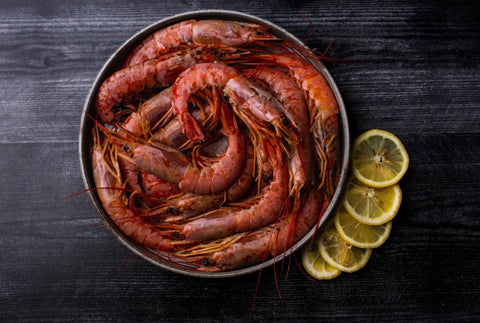 Argentina Red Shrimps Whole Head On (Sashimi Grade) - Raw & Frozen Premium Seafood