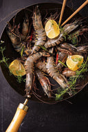 Black Tiger Prawns Whole (HOSO) - Live Frozen Prawn Singapore