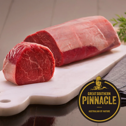 Pinaca Beef Great Southern Pinnacle Grassfed Tenderloin (Steak Cut) | Lean & Clean ...