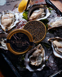 Office oyster bar for 15–20: shucked Salt Works oysters with caviar on ice, oyster delivery Singapore